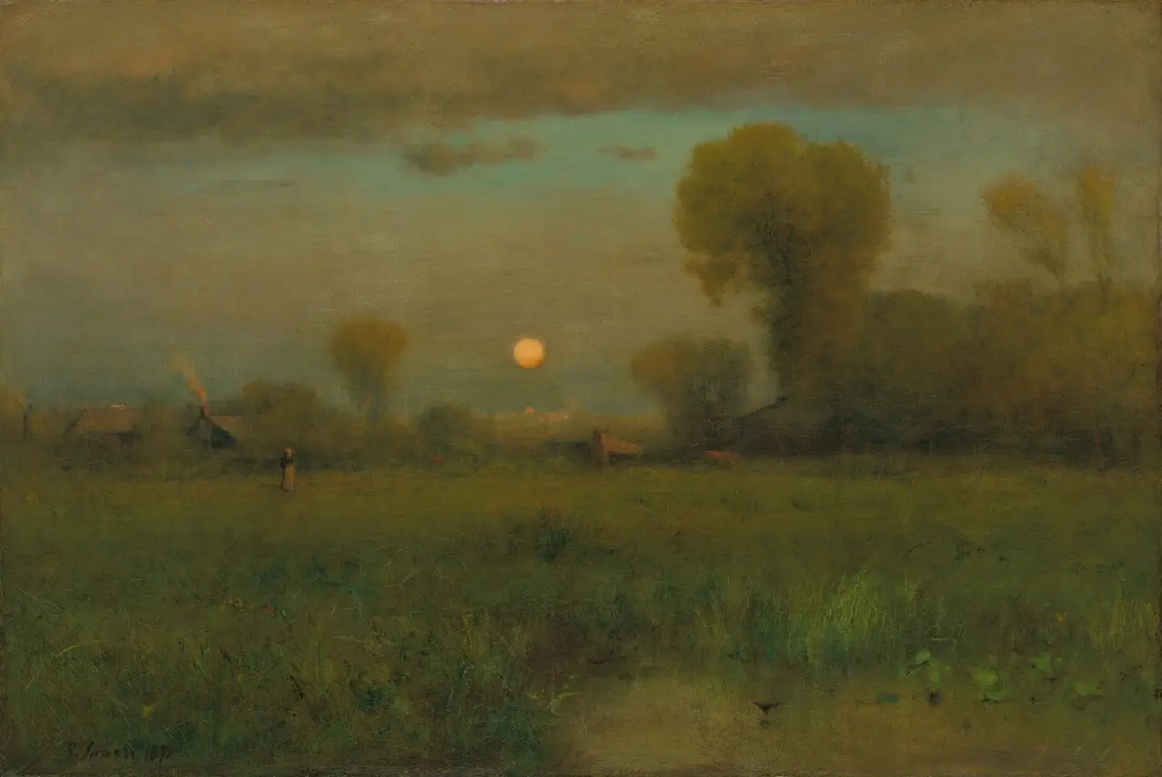 Harvest Moon - George Inness